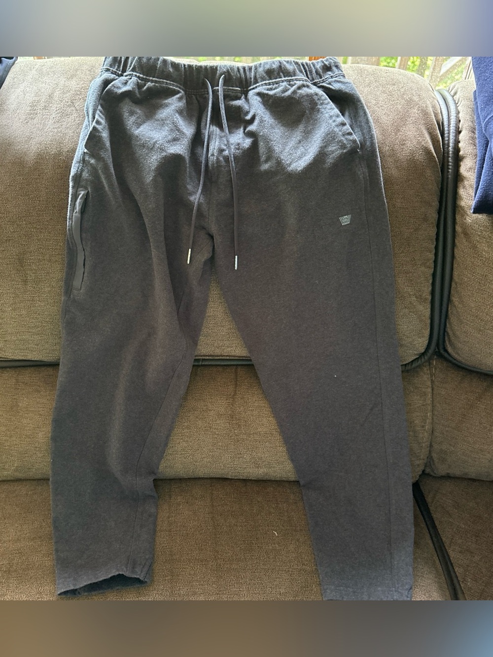 Mack Weldon Men's Gray For Daily Wear Jogger Style Pants SZ Med